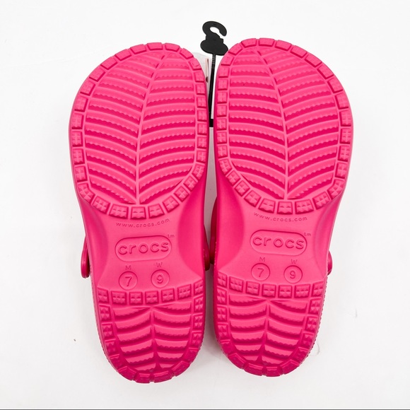 Crocs Adult Classic Translucent Clogs- Candy Pink - Picture 9 of 9